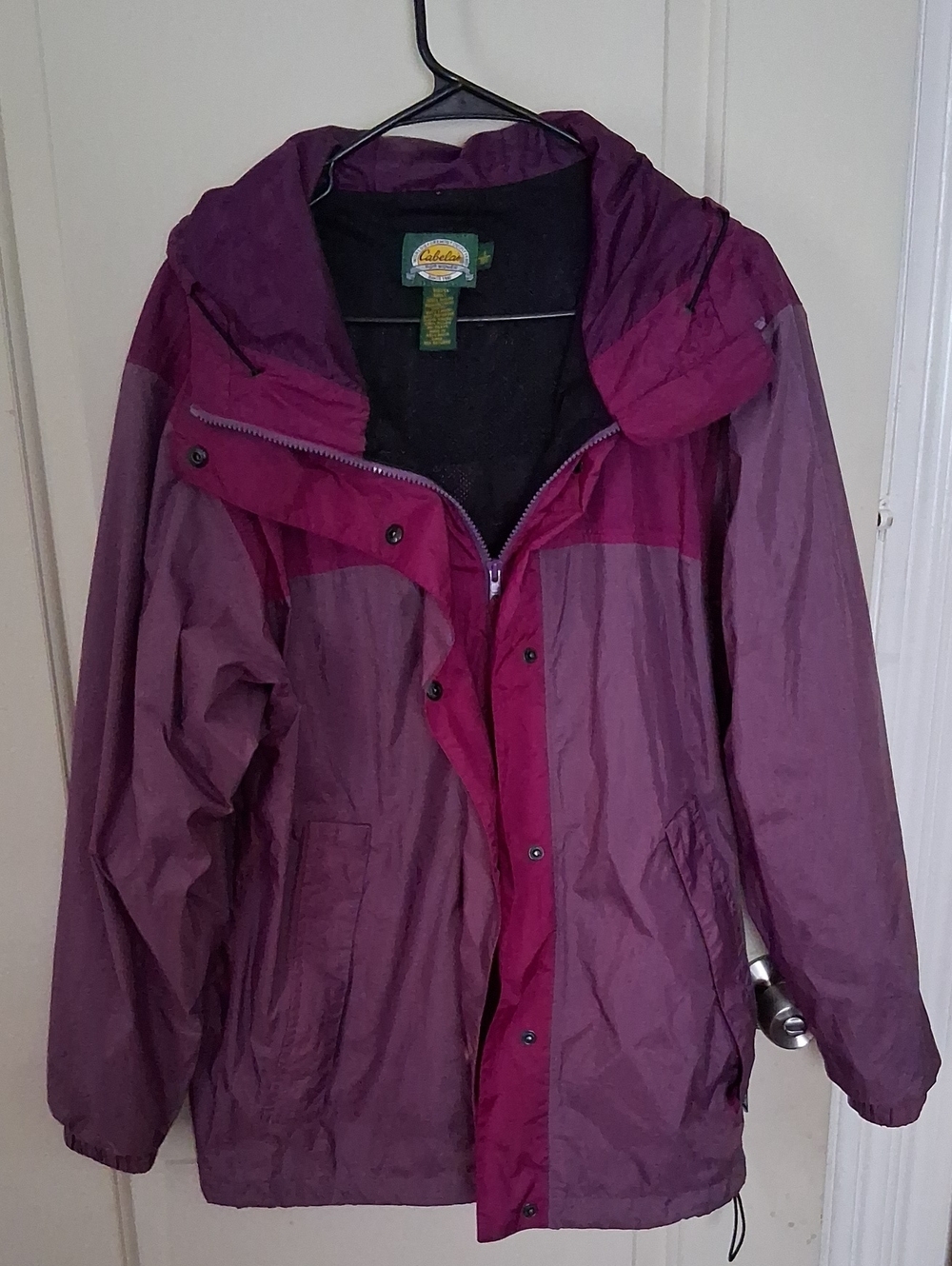 Cabela's Women's Two-Tone Purple Hooded Shell Jacket